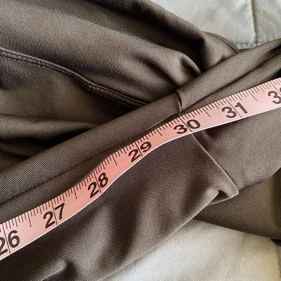 Columbia Large Brown Women's Cropped Ankle Pants Wide Straight Leg Activewear - Picture 8 of 9